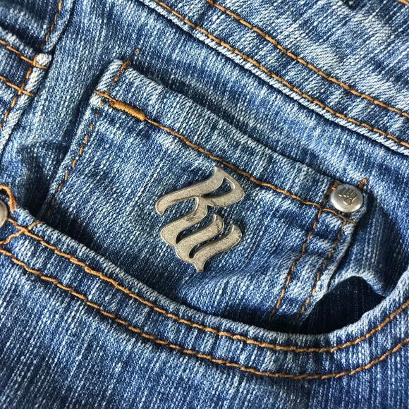 Rocawear Womens Juniors Jeans Blue Size 7 Boot Cut - Picture 6 of 10